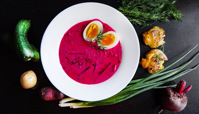 Cold borsch: how to cook a nutritious dish for the summer? 1