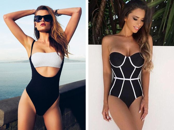 Black one-piece swimsuit – how to choose the best model for your figure 9