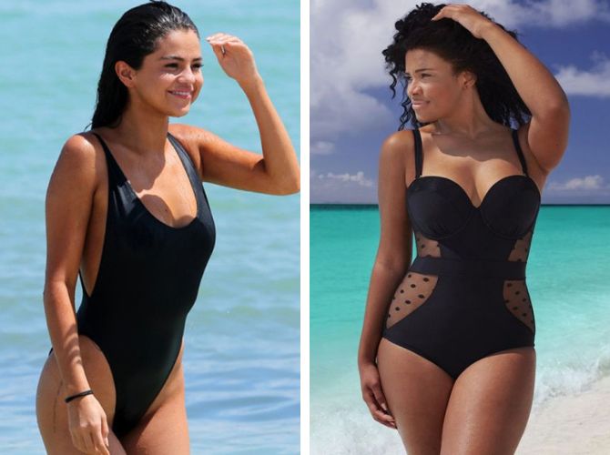 Black one-piece swimsuit – how to choose the best model for your figure 5