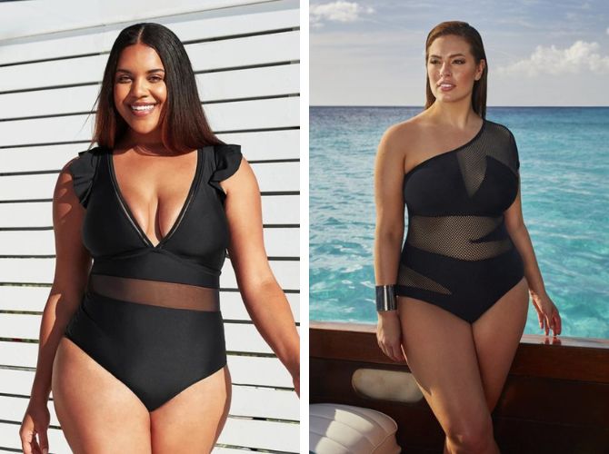 Black one-piece swimsuit – how to choose the best model for your figure 11