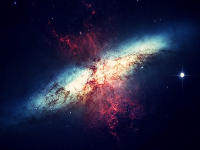 In der Milchstraße um den Stern herum fand sich eine seltsame Spirale 3