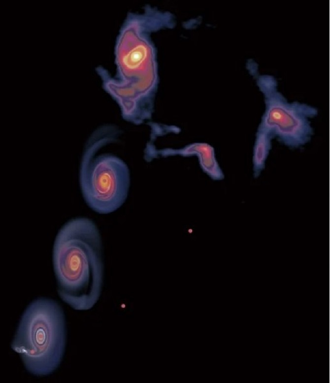 В Млечном Пути вокруг звезды обнаружили странную спираль 1