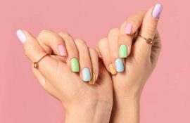 Summer manicure in pastel colors: nail design ideas