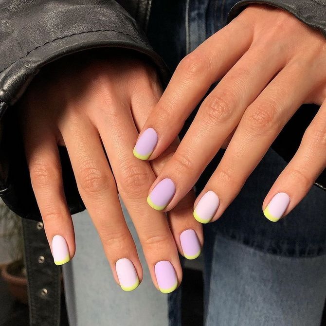 Summer manicure in pastel colors: nail design ideas 17