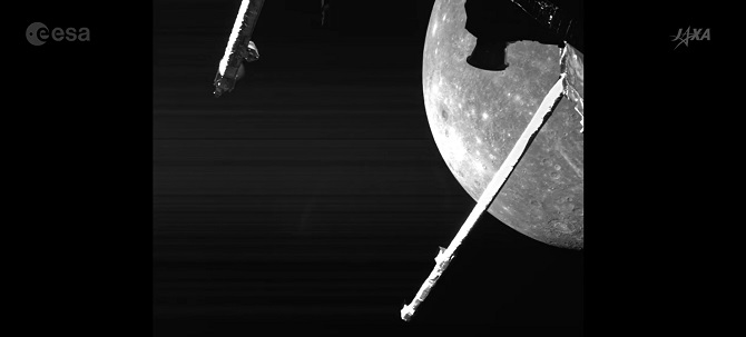 Die Raumsonde BepiColombo näherte sich Merkur um 200 km und machte neue Bilder des Planeten 3
