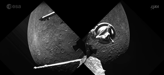 Die Raumsonde BepiColombo näherte sich Merkur um 200 km und machte neue Bilder des Planeten 5