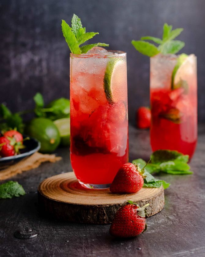 Refreshing mojito: soft drink recipe 7