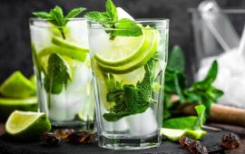 Refreshing mojito: soft drink recipe