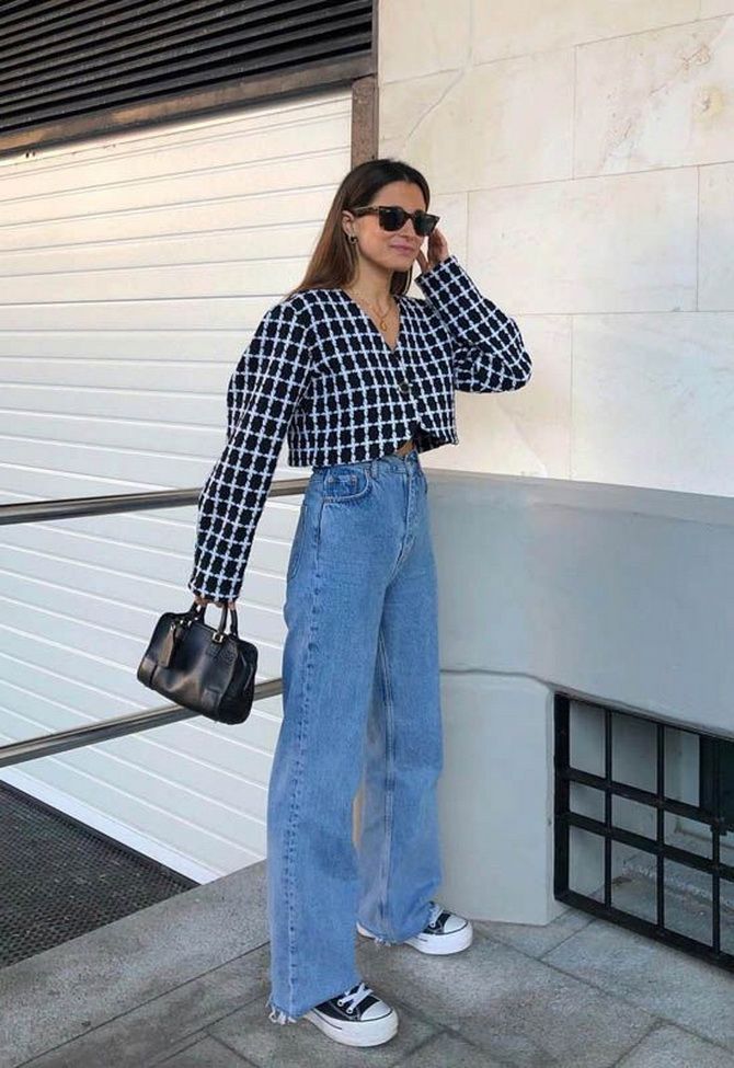 How to dress tall and thin girls in summer: outfits that will add volume 6