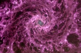 Поражающий галактический водоворот обнаружил телескоп Уэбба