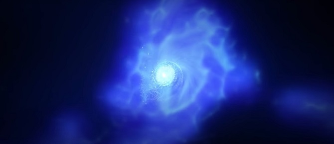 Wissenschaftler entdecken Rotation in der entferntesten Galaxie des Universums 1