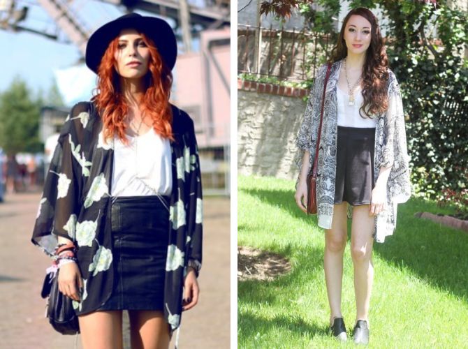 Kimono look ideas for a stylish summer 15