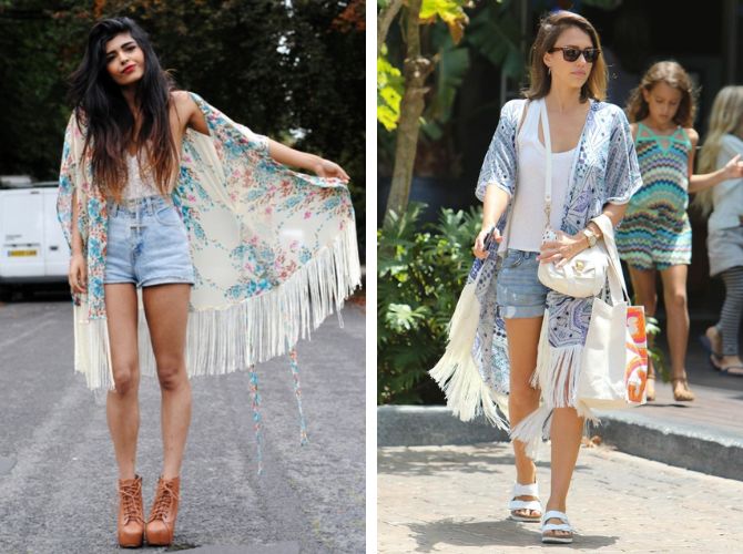 Kimono look ideas for a stylish summer 10