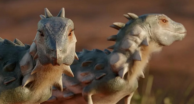 Ученые обнаружили новый вид динозавров: с шипами и клювом 3