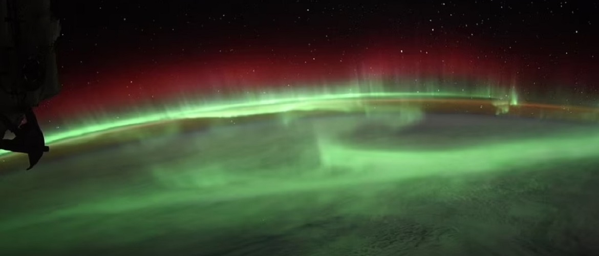 Von der ISS aus entstanden beeindruckende Bilder der Polarlichter