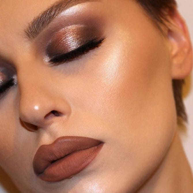 Chocolate lips are back in fashion: how this trend looks today 7