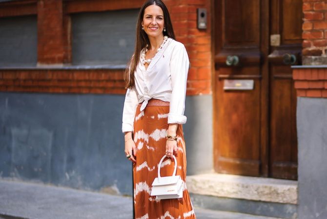 Where to go in a maxi skirt in summer: 4 stylish looks 1