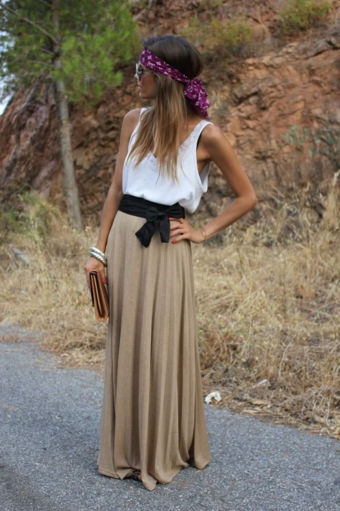 Where to go in a maxi skirt in summer: 4 stylish looks 6