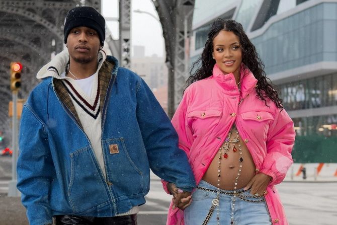 Daring and outrageous: what were the pregnant images of the singer Rihanna 3
