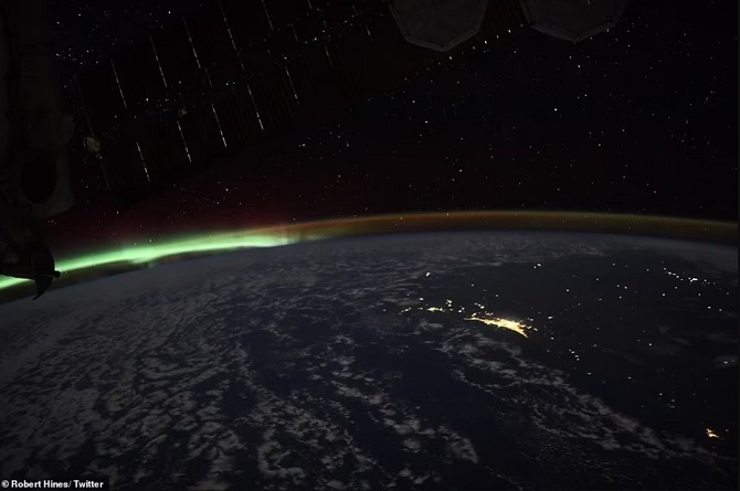 Von der ISS aus entstanden beeindruckende Bilder der Polarlichter 2