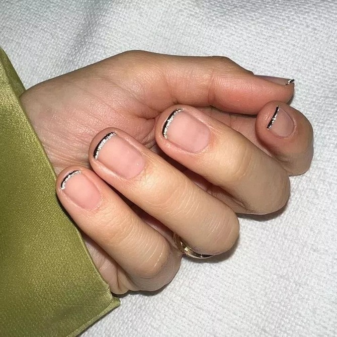 Double french nail art: the most stylish manicure of 2022 5