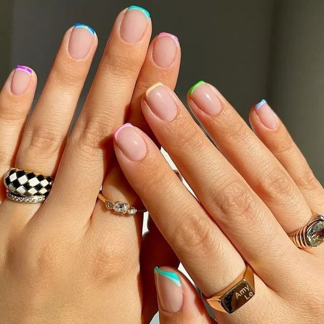 Double french nail art: the most stylish manicure of 2022 6