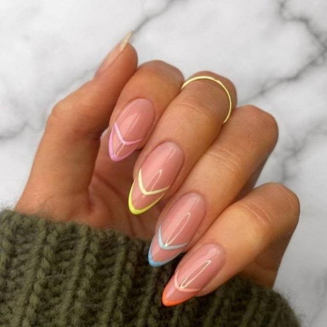Double french nail art: the most stylish manicure of 2022 19