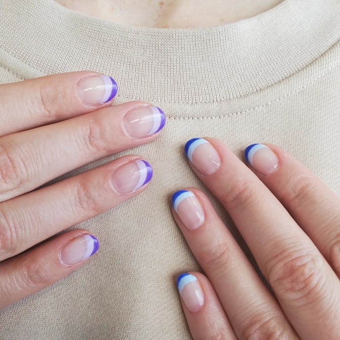 Double french nail art: the most stylish manicure of 2022 22