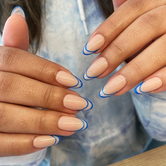Double french nail art: the most stylish manicure of 2022 23