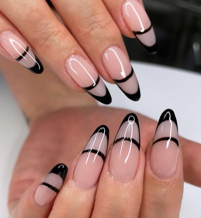 Double french nail art: the most stylish manicure of 2022 26