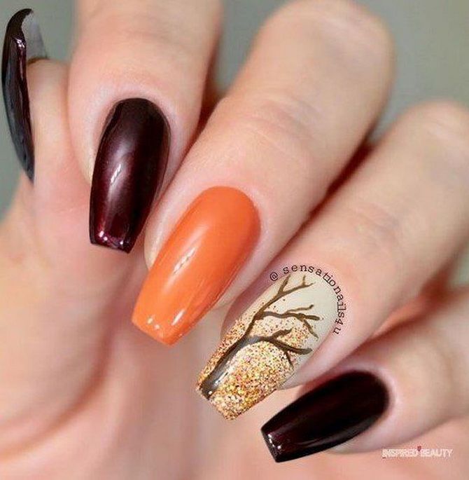 Autumn Manicure: Design Options for Your Nails for Fall 2022 9