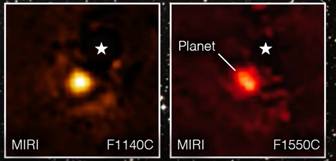 Das Webb-Teleskop machte das erste detaillierte Bild eines Planeten außerhalb des Sonnensystems 3