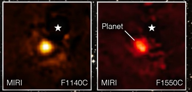 The Webb Telescope took the first detailed picture of a planet outside the solar system 3