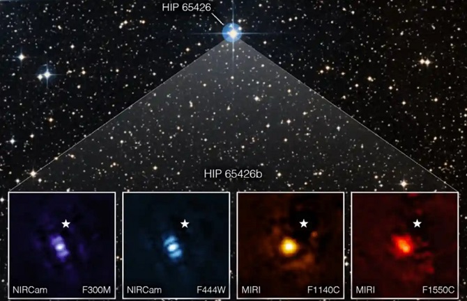 Das Webb-Teleskop machte das erste detaillierte Bild eines Planeten außerhalb des Sonnensystems 1