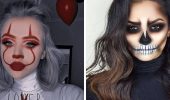 Як розфарбувати обличчя на Геловін: ідеї страшно красивих малюнків на обличчі