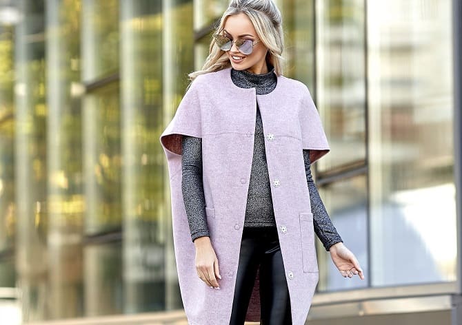 What to wear with a cape in autumn 2022: stylish looks 7