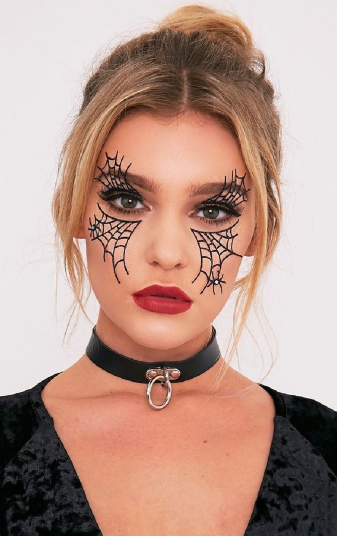 Как раскрасить лицо на Хэллоуин: идеи страшно красивых рисунков на лице 12