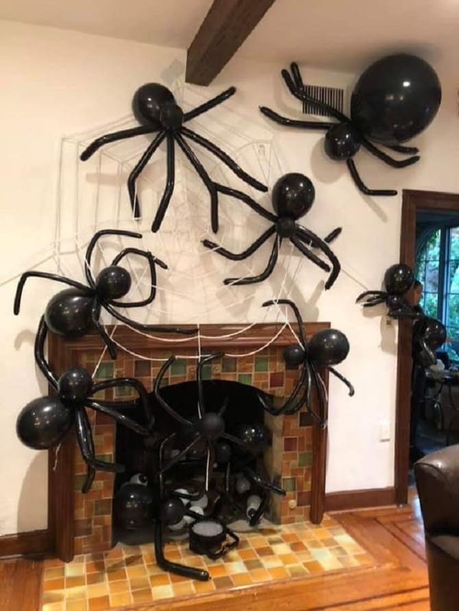 How to make a photo zone for Halloween with your own hands 3