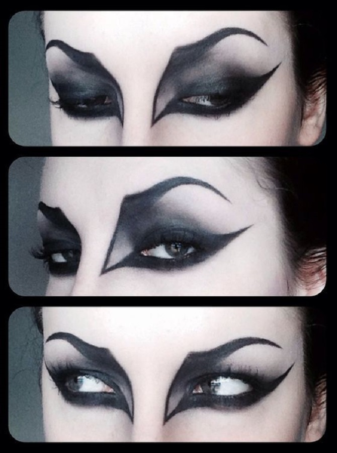 The image of a witch for Halloween: photo ideas for makeup and costumes 2
