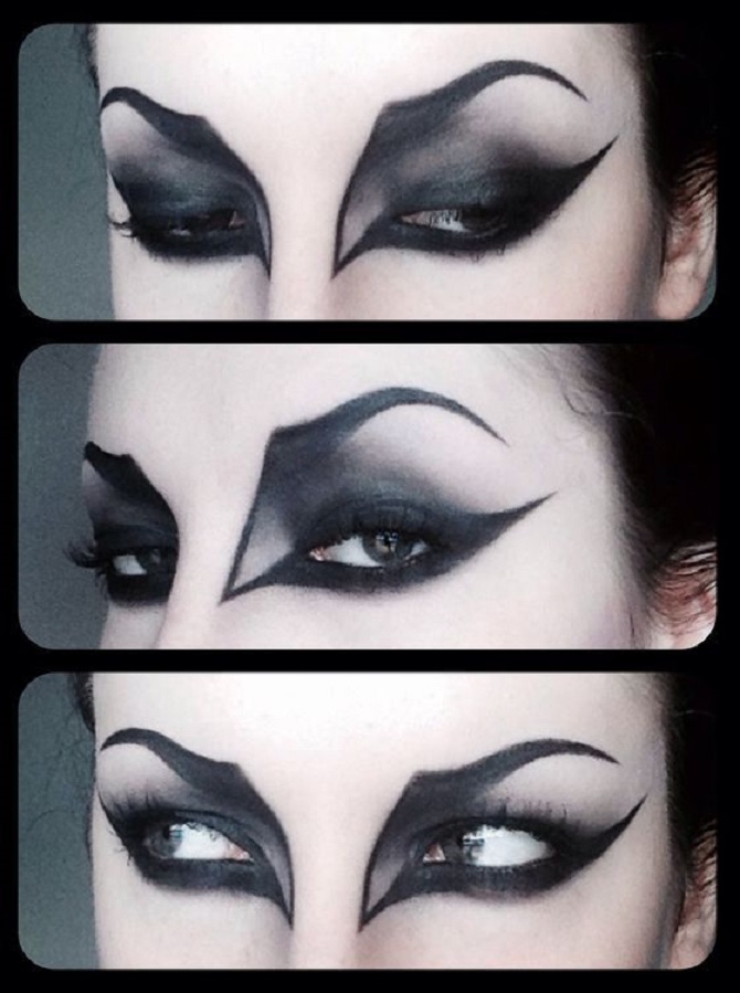 Das Bild einer Hexe für Halloween: Fotoideen für Make-up und Kostüme 2