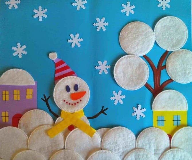 Winterhandwerk für Schule und Kindergarten: schöne DIY-Bastelarbeiten 22