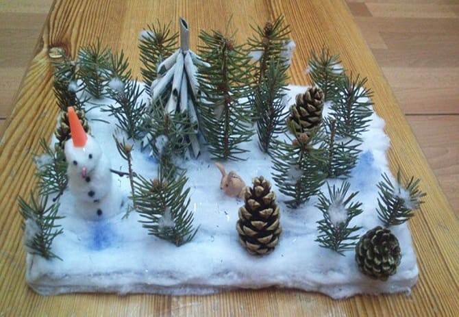 Winter crafts for school and kindergarten: beautiful DIY crafts 9