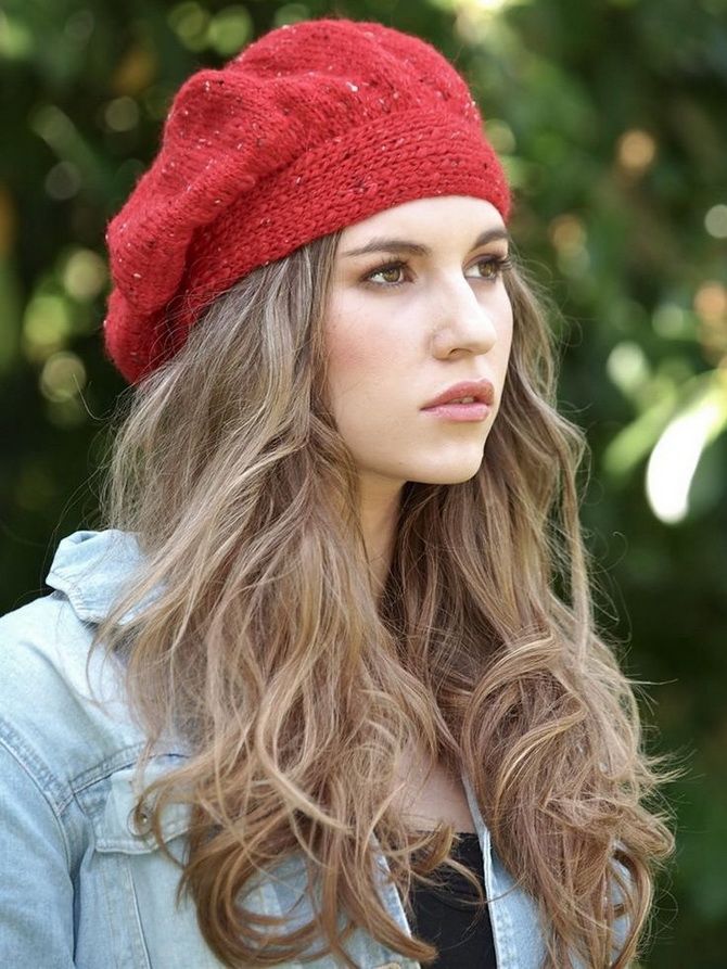 Elegant and retro: original beret looks 2