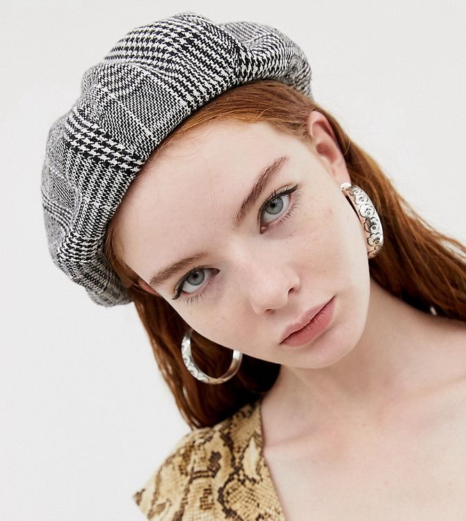 Elegant and retro: original beret looks 8