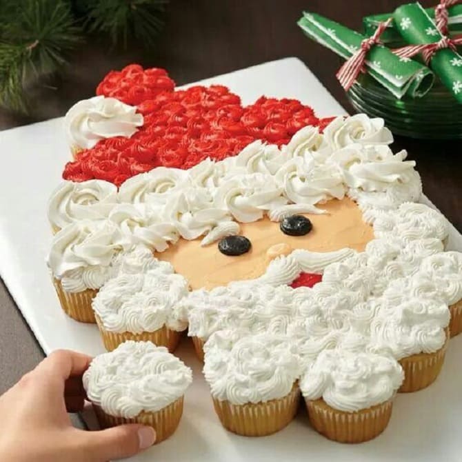 So dekorieren Sie Cupcakes für das neue Jahr mit Ihren eigenen Händen 12