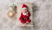 New Year’s photo session of a baby – ideas for touching baby photos
