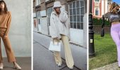 Fashionable and warm: how to wear ribbed knit trousers