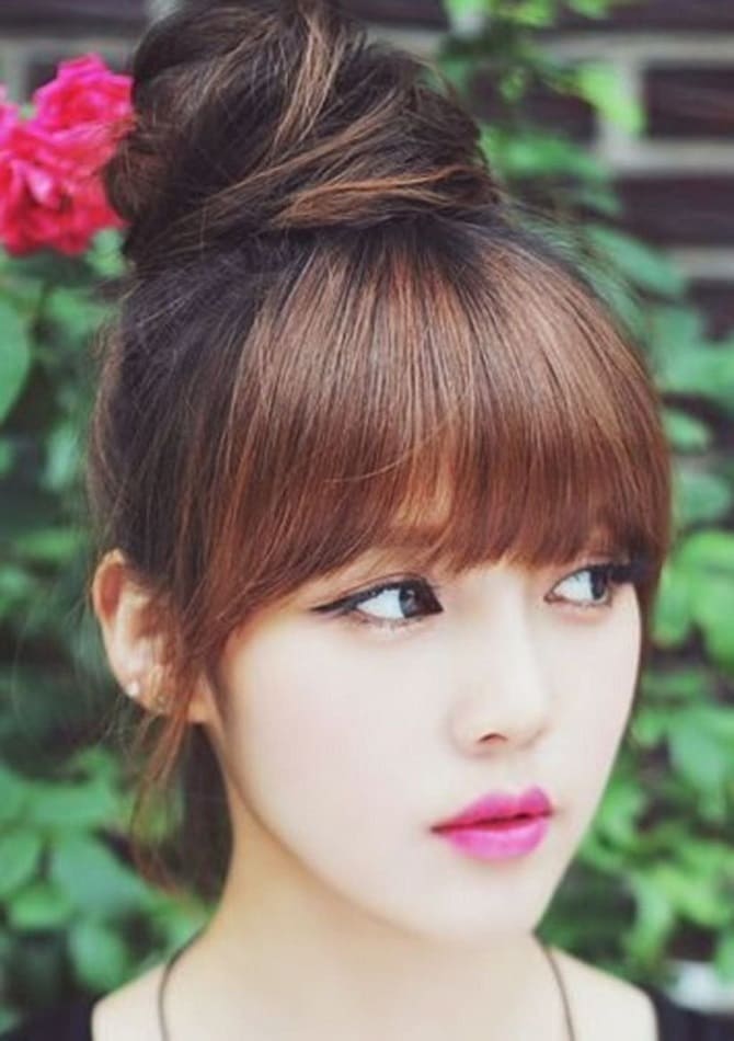Korean bangs are in trend: who will suit and how to do it yourself? 6