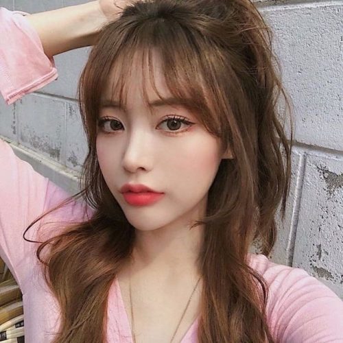 Korean bangs: what is the trend, how to do it, examples with photos