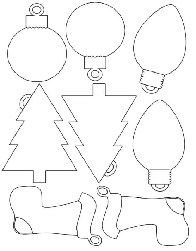 DIY Christmas applications: ideas, templates 26